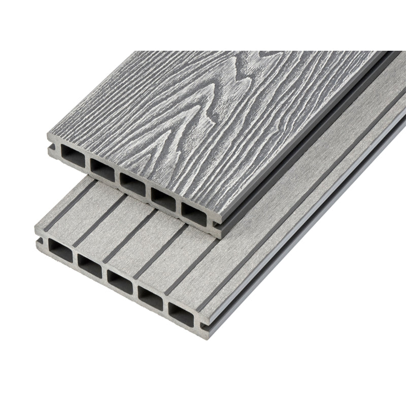 Cladco Composite Woodgrain Effect Decking Board (Hollow) 150mm x 25mm x 4m - All Colours - Image 9