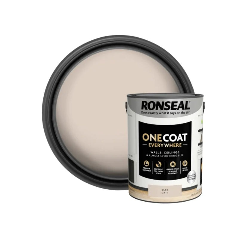 Ronseal One Coat Everywhere Interior Paint 5 Litres - All Colours - Image 5