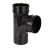 Brett Martin 92.5 Degree Double Solvent Weld Socket Branch No Boss x 110mm - Black