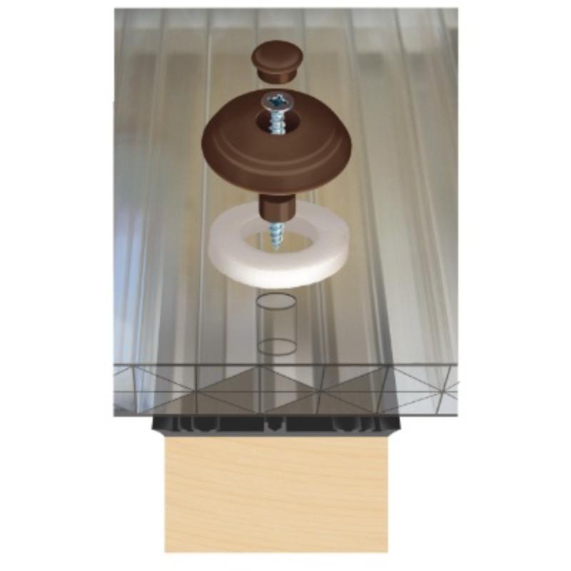 Polycarbonate Fixing Buttons (Pack of 10) - Full Range - Image 10