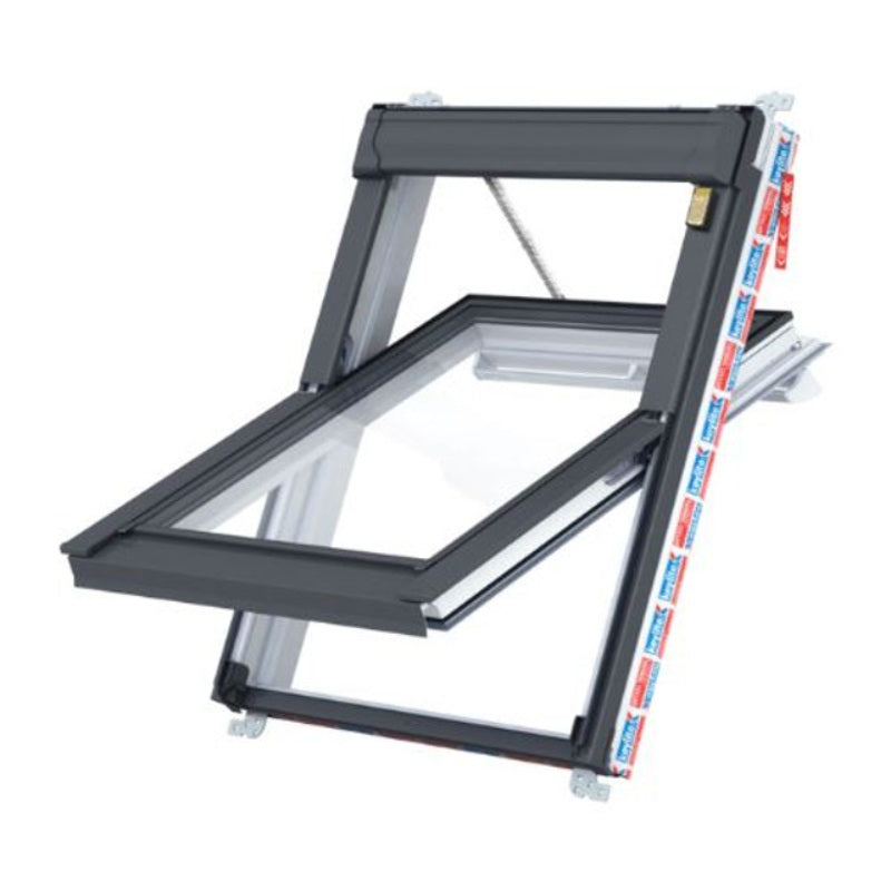 Keylite White PVC Centre Pivot Roof Window Hi-Therm Premium Electric - All Sizes - Image 3
