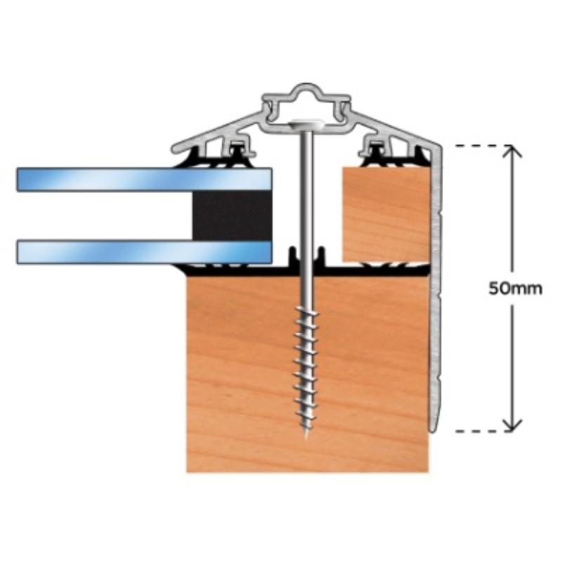 Capex 50 Gable End Bar & gasket (3m) - All Colours - Image 2