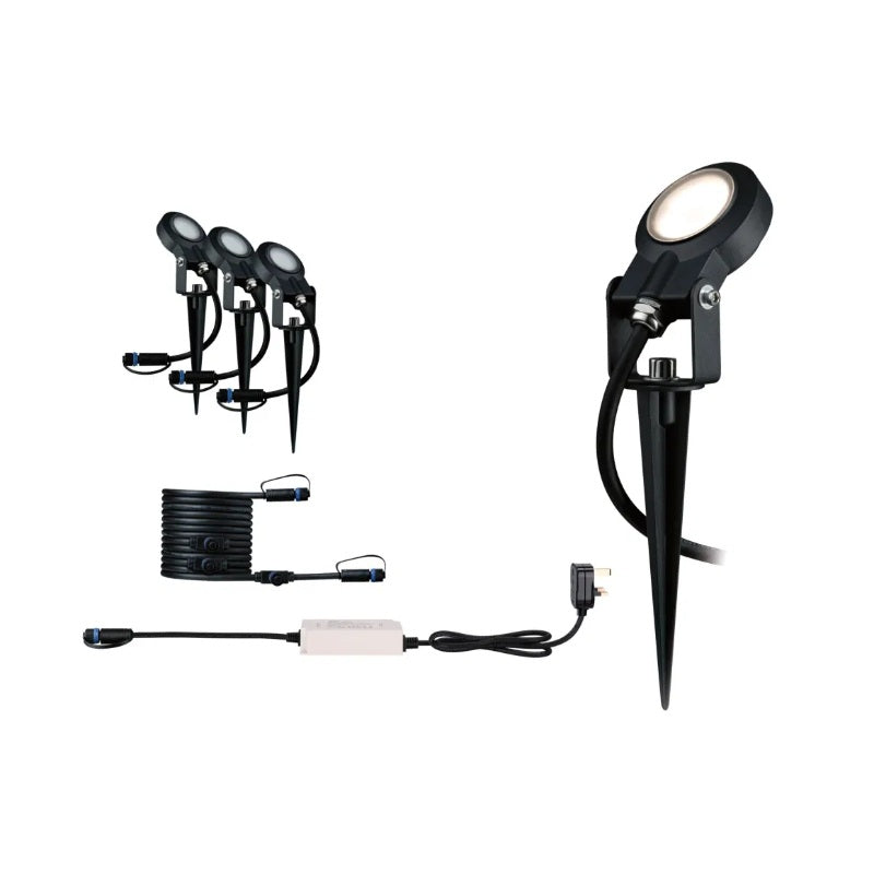 Outdoor Plug & Shine LED Garden Spotlight Sting - Image 3