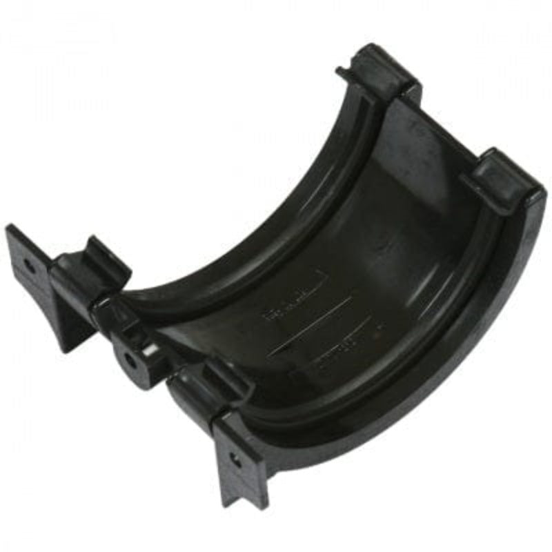 Brett Martin Cascade 112mm Half Round Union Bracket (Cast Iron Effect)