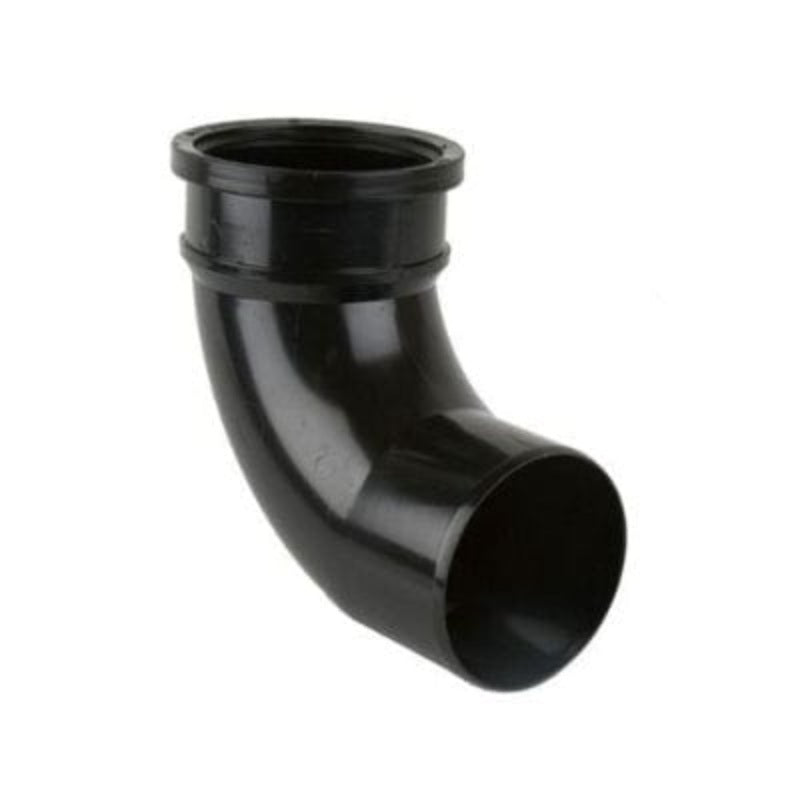Brett Martin Soil 110mm 92.5 Degree Single Socket Bend - Black