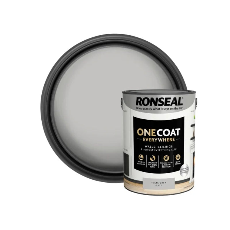 Ronseal One Coat Everywhere Interior Paint 5 Litres - All Colours - Image 3