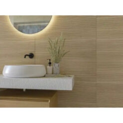 Alternative view of Kie Ceramic Wood Effect Cladding Matt Natural Oak Wall Tile - 300mm x 900mm (5 per Box)