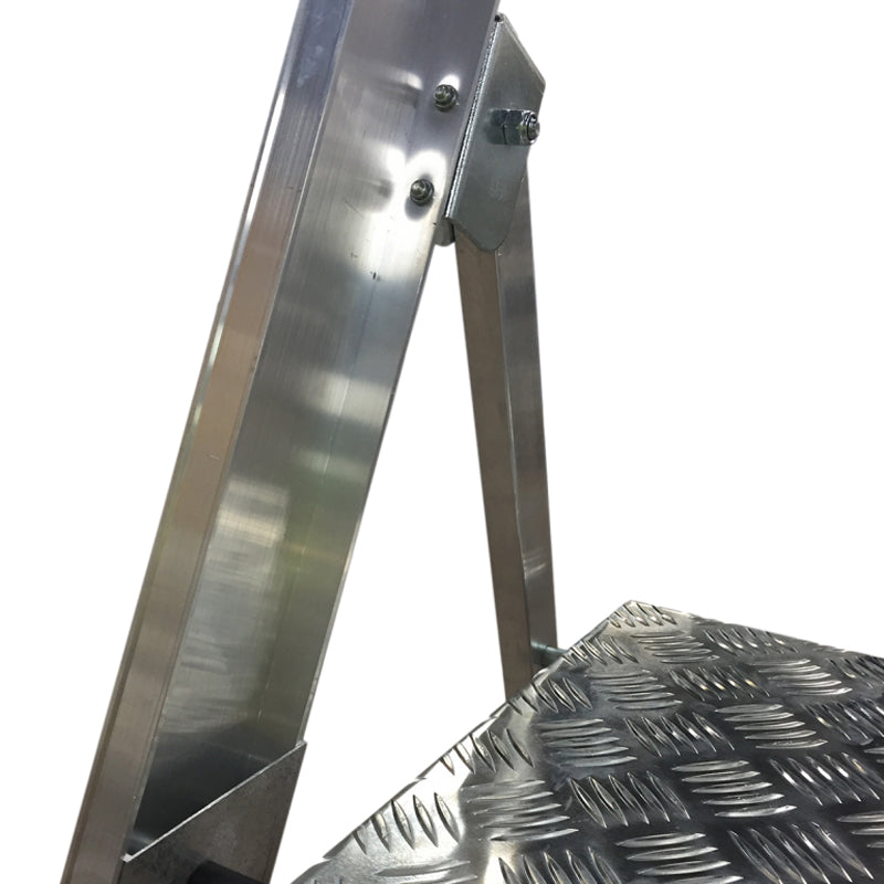 LFI TuFF Aluminium 10 Tread Swingback Builders Step Ladder - Image 4