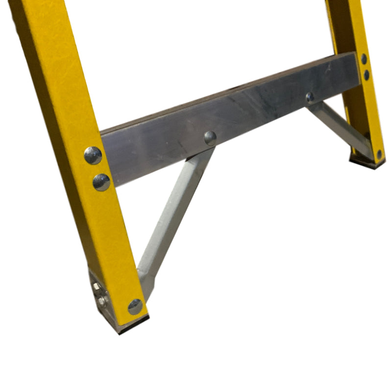 LFI PRo Fibreglass 6 Tread Swingback Builders Step Ladder - Image 2
