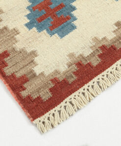 Alternative view of Tappeto KILIM JAIPUR NEYRIZ in Lana