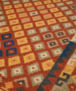 Alternative view of Tappeto Kilim in Lana - Fatto a Mano - KILIM SIVAS - Stile Etnico Tradizionale - Materiali Sostenibili