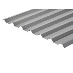 Cladco 34/1000 Box Profile Polyester Paint Coated 0.7mm Metal Roof Sheet Light Grey - All Sizes