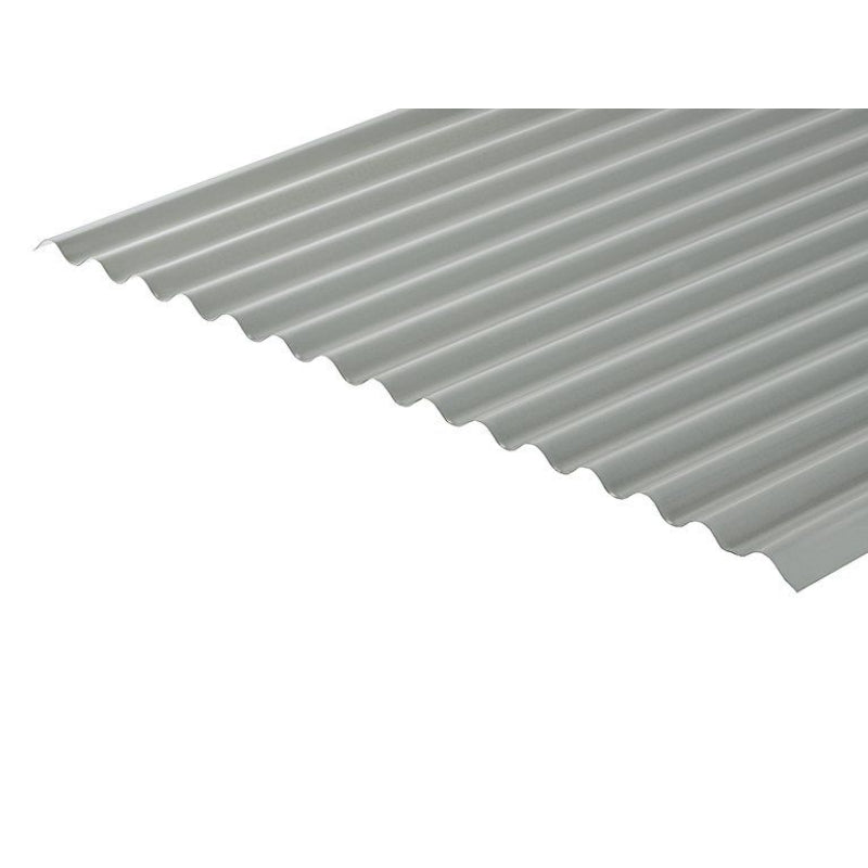 Cladco Corrugated 13/3 Profile Polyester Paint Coated 0.7mm Metal Roof Sheet Light Grey - All Sizes - Image 65
