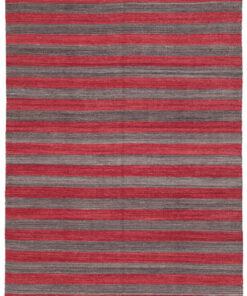 MALI STRIPE RED CHARCOAL
