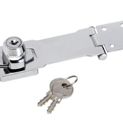 Master Lock Chrome Plated Steel Locking Hasp 117mm