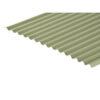 Cladco Corrugated 13/3 Profile PVC Plastisol Coated 0.7mm Metal Roof Sheet Moorland Green - All Sizes