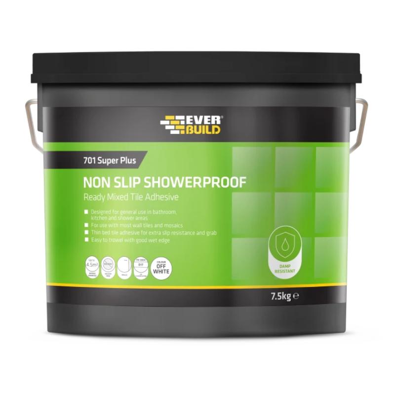 Everbuild 701 Acrylic Non Slip Tile Adhesive - All Sizes - Image 2