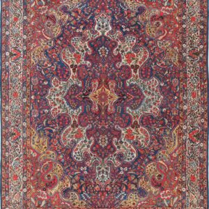Tappeto Kerman Antico Persiano Autentico | Annodato a Mano 360x275cm
