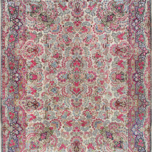 Tappeto Kerman Antico Persiano Autentico | Annodato a Mano 366x276cm