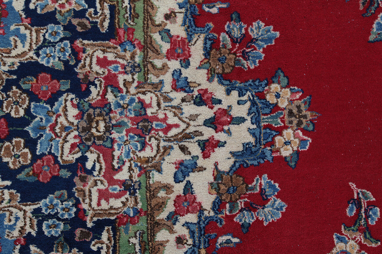 Tappeto Kerman Antico Persiano Autentico | Annodato a Mano 511x301cm - Image 6