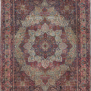 Tappeto Kerman Antico Persiano Autentico | Annodato a Mano 375x270cm
