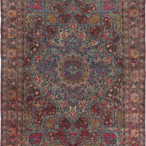 Tappeto Kerman Antico Persiano Autentico | Annodato a Mano 391x284cm