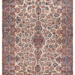 Tappeto Kerman Antico Persiano Autentico | Annodato a Mano 549x337cm