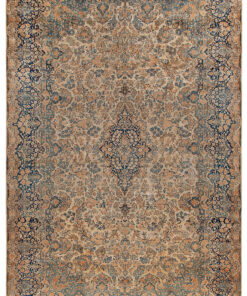 Tappeto Kerman Antico Persiano Autentico | Annodato a Mano 528x336cm