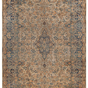 Tappeto Kerman Antico Persiano Autentico | Annodato a Mano 528x336cm