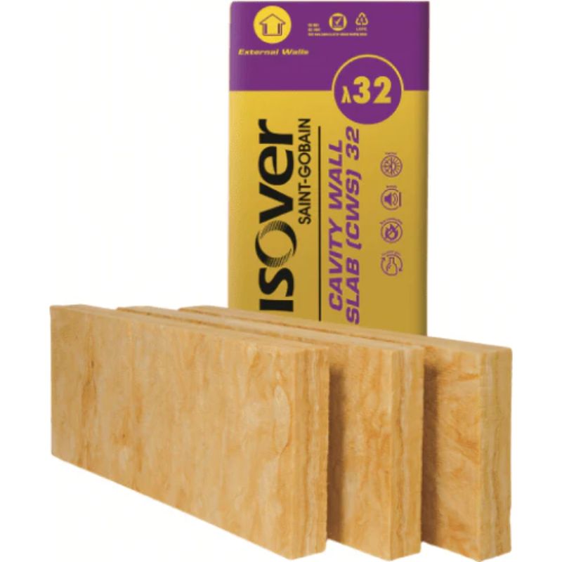 Isover CWS 36 85mm x 1.2m x 0.455m (6.55m2) (20 P/Pal) - Image 2