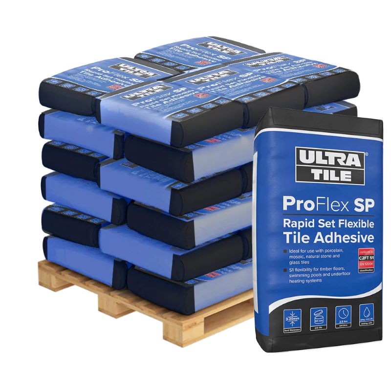 Ultra Tile 20Kg ProFlex SP S1 Flexible Rapid Set Adhesive - All Colours - Image 2