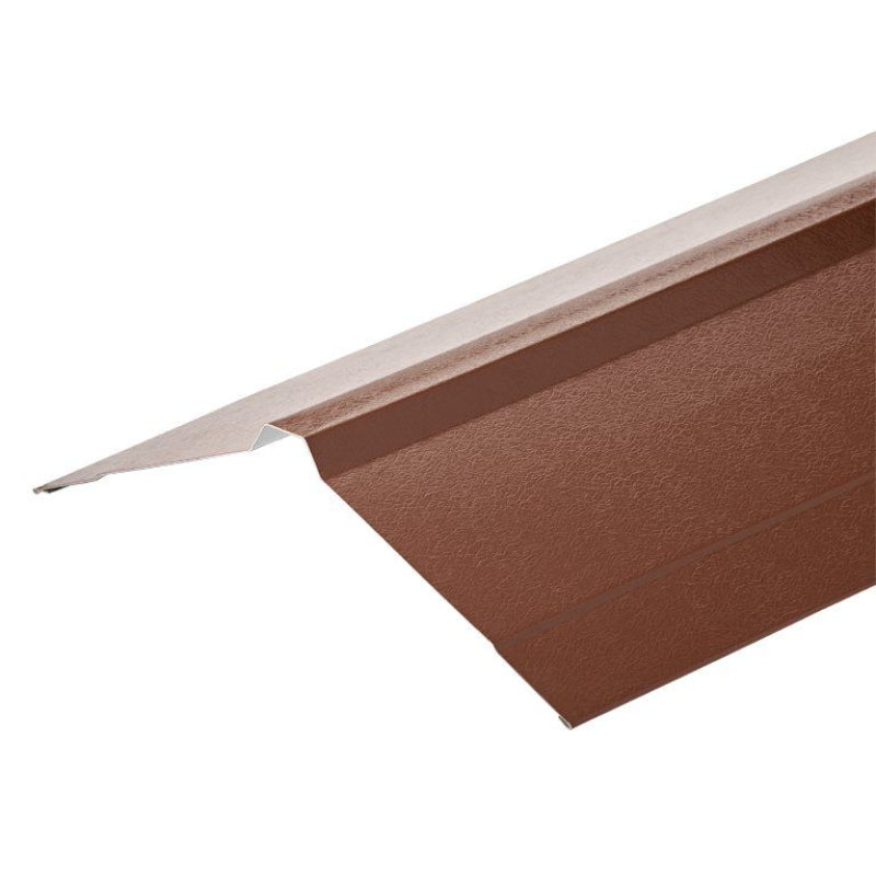 Cladco Metal PVC Plastiol Coated NORDIC Ridge Flashing 195mm x 195mm x 3m - All Colours - Image 4