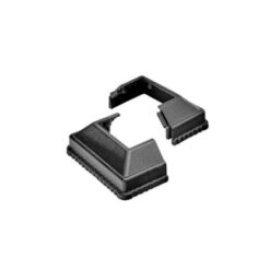 Alternative view of Cladco Aluminium Balustrade Black with Brackets and Foot Caps - All Sizes