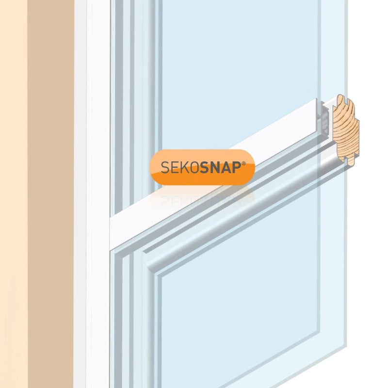 Sekosnap Secondary Glazing H Connector Fix Kit - All Sizes - Image 4