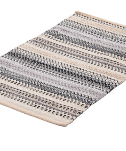 Alternative view of Tappeto in Cotone Grigio Senegal - Lavabile in Lavatrice - Fatto a mano