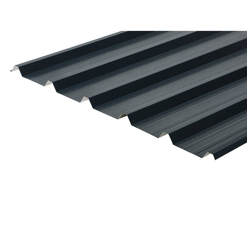Cladco 32/1000 Box Profile PVC Plastisol Coated 0.7mm Metal Roof Sheet Slate Blue - All Colours - Image 77