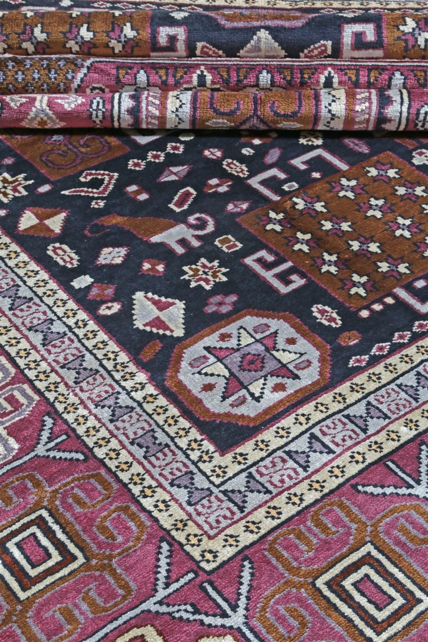 Tappeto Agra in Viscosa - Effetto Seta - Stile Orientale 320x209cm - Image 5