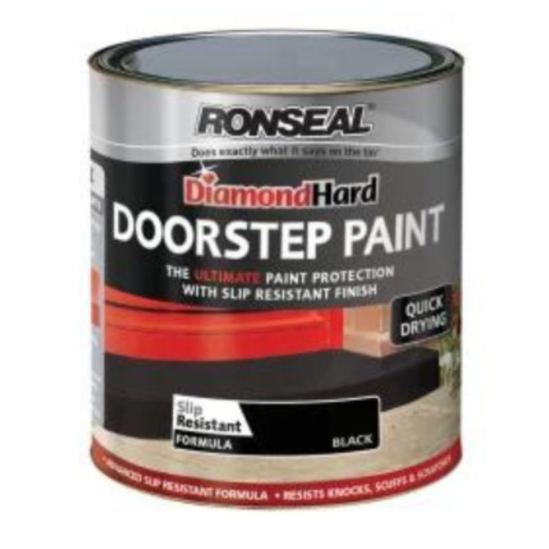 Ronseal Diamond Hard Doorstep Paint Black - All Colours - Image 3