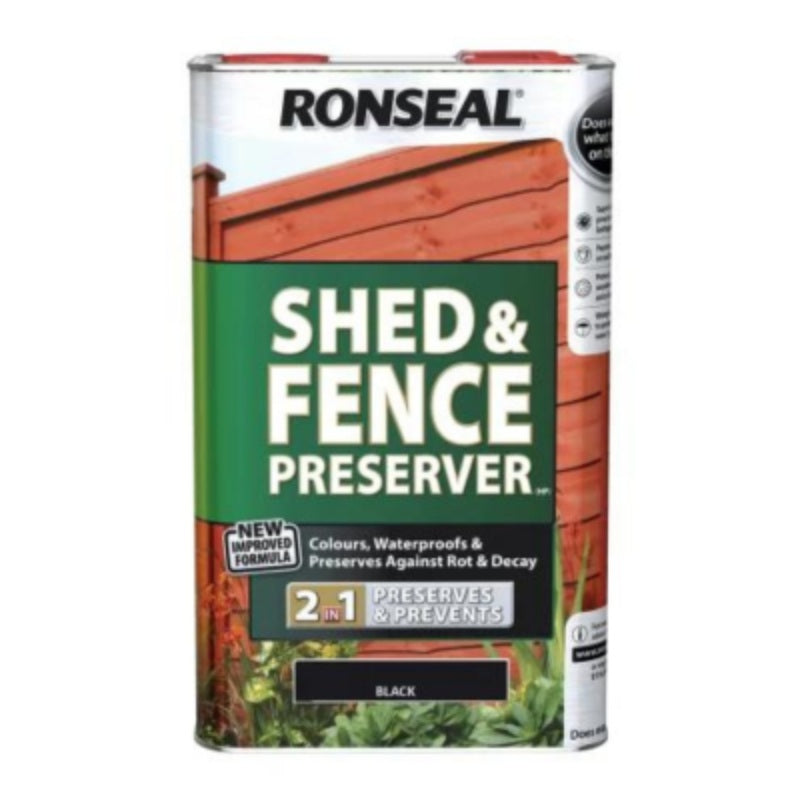 Ronseal Shed and Fence Preserver 5 Litres - All Colours - Image 5