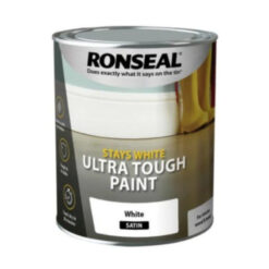 Alternative view of Ronseal Stays White Ultra Tough Paint 750ml - All Colours
