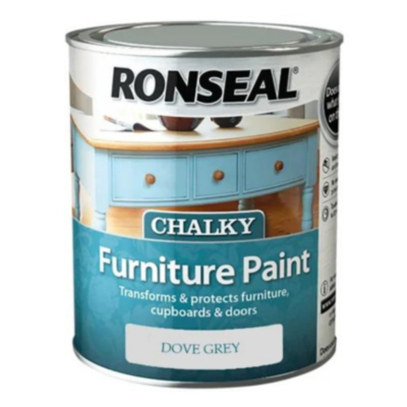 Ronseal Chalky Furniture Paint 750ml - All Colours - Image 11