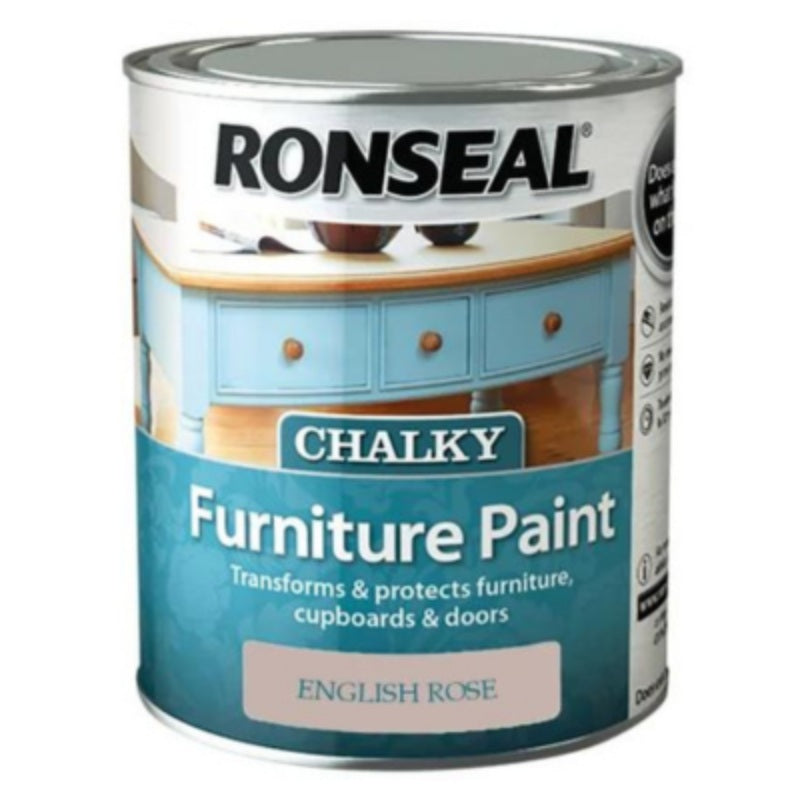 Ronseal Chalky Furniture Paint 750ml - All Colours - Image 13