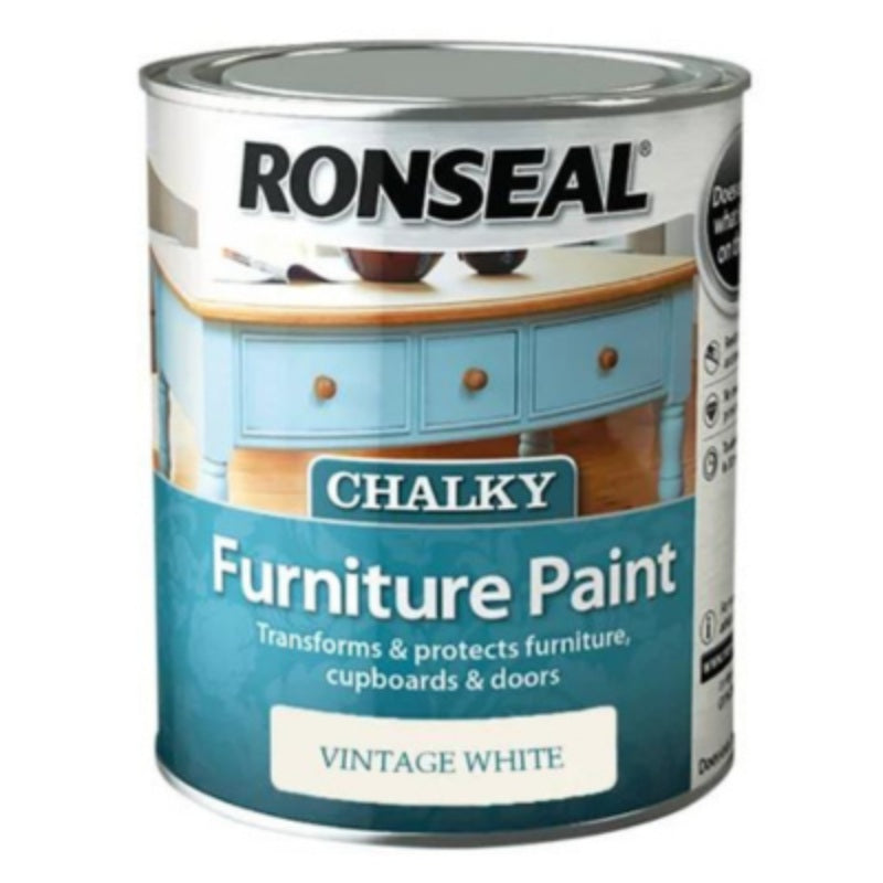 Ronseal Chalky Furniture Paint 750ml - All Colours - Image 14