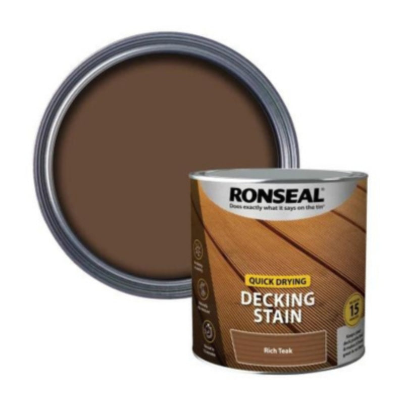 Ronseal Quick Drying Decking Stain - All Colours - Image 4