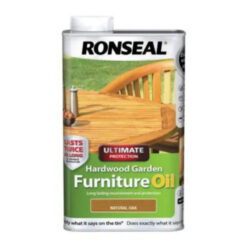 Alternative view of Ronseal Ultimate Protection Hardwood Garden Furniture Oil 1 Litre - All Colours