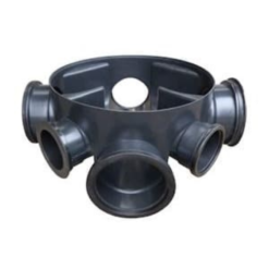 Davant 450mm x 160mm Chamber Base - 4 Inlets (2 x 110mm and 2 x 160mm)