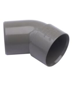 Brett Martin MuPVC Solvent Weld Waste 40mm Obtuse Spigot Bend 45 Degree - Grey Olive