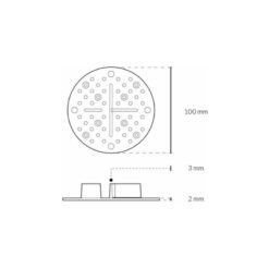 Alternative view of DDecks Decking / Paving DDP Rubber Support - 2mm